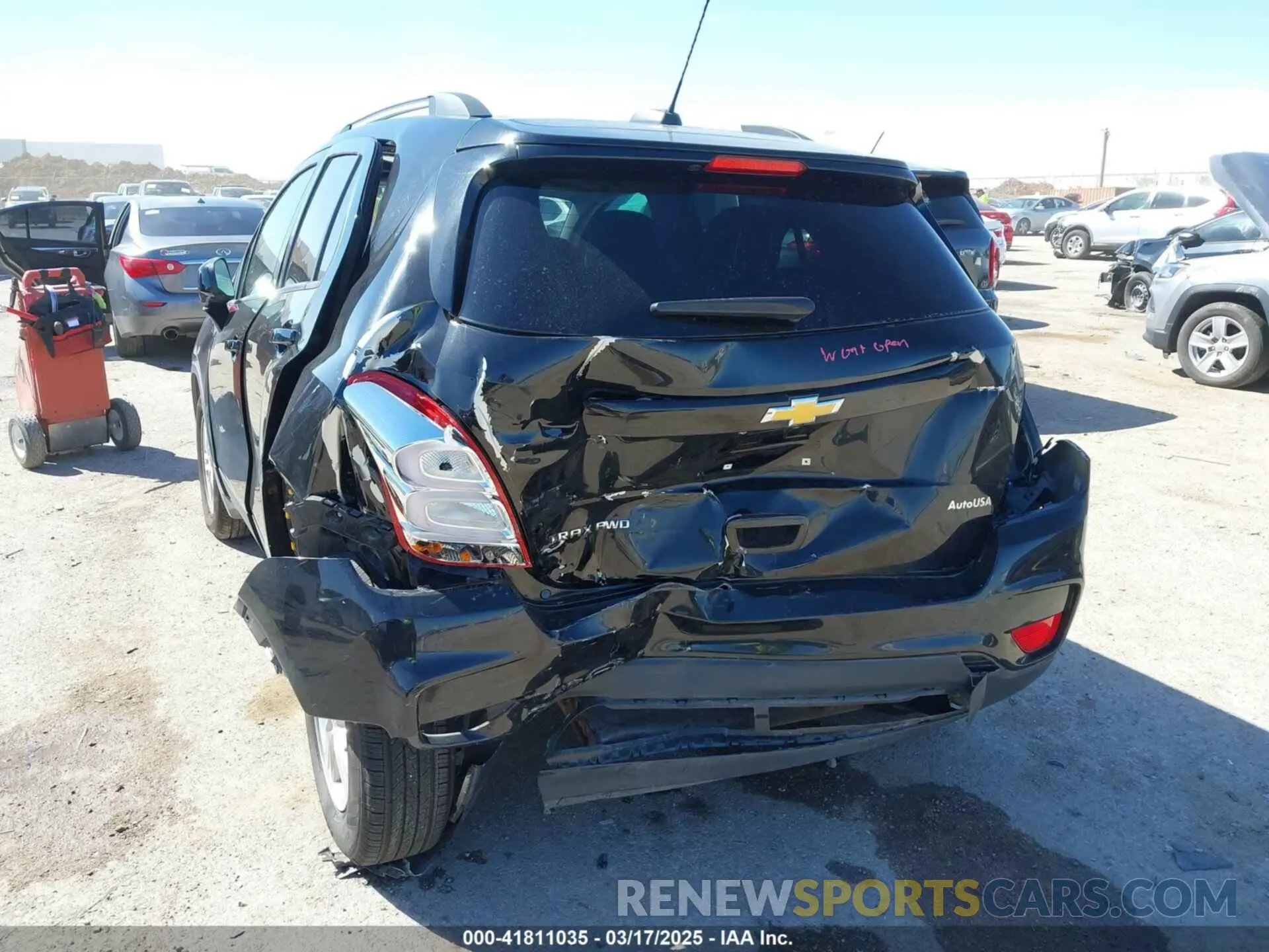 6 Photograph of a damaged car KL7CJPSM0MB363232 CHEVROLET TRAX 2021