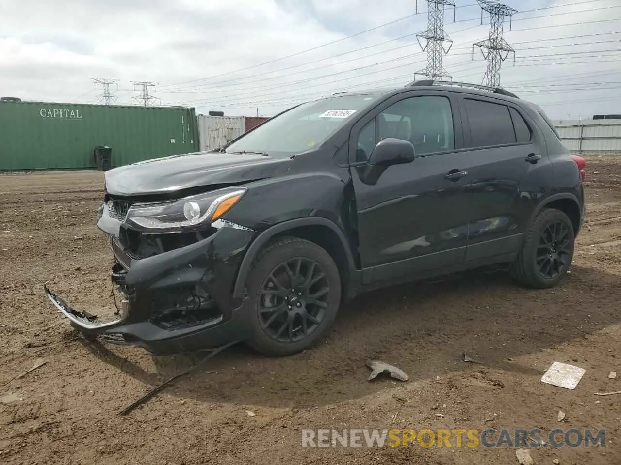 1 Photograph of a damaged car KL7CJPSM0MB368804 CHEVROLET TRAX 2021
