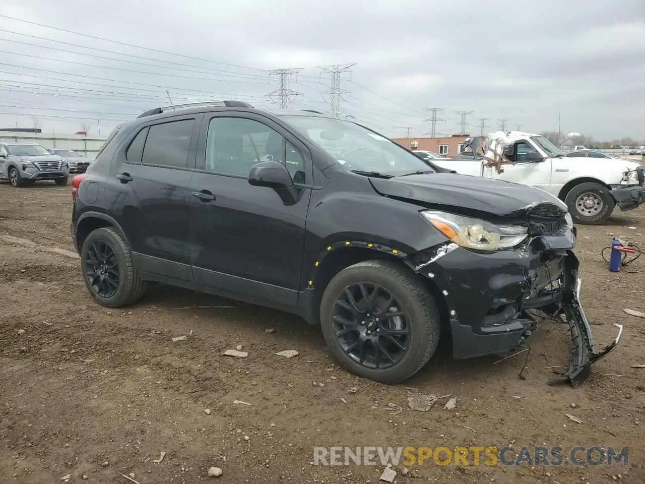 4 Photograph of a damaged car KL7CJPSM0MB368804 CHEVROLET TRAX 2021