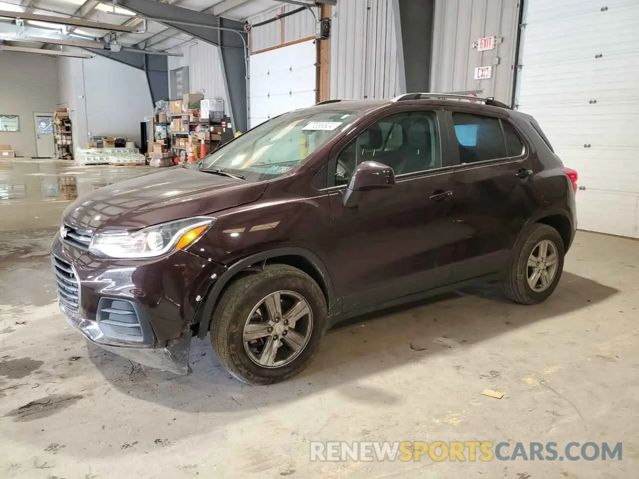 1 Photograph of a damaged car KL7CJPSM1MB366849 CHEVROLET TRAX 2021