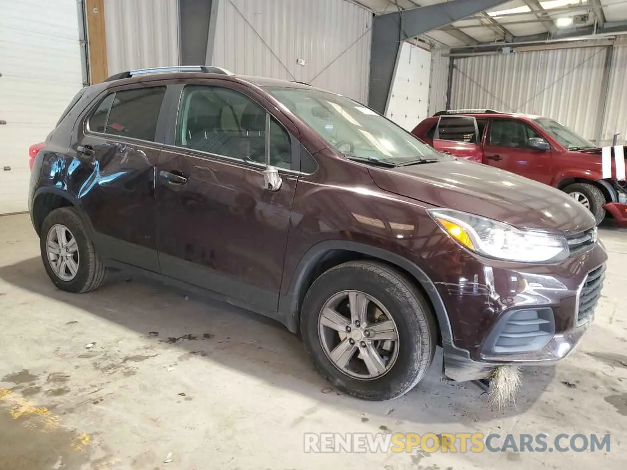 4 Photograph of a damaged car KL7CJPSM1MB366849 CHEVROLET TRAX 2021