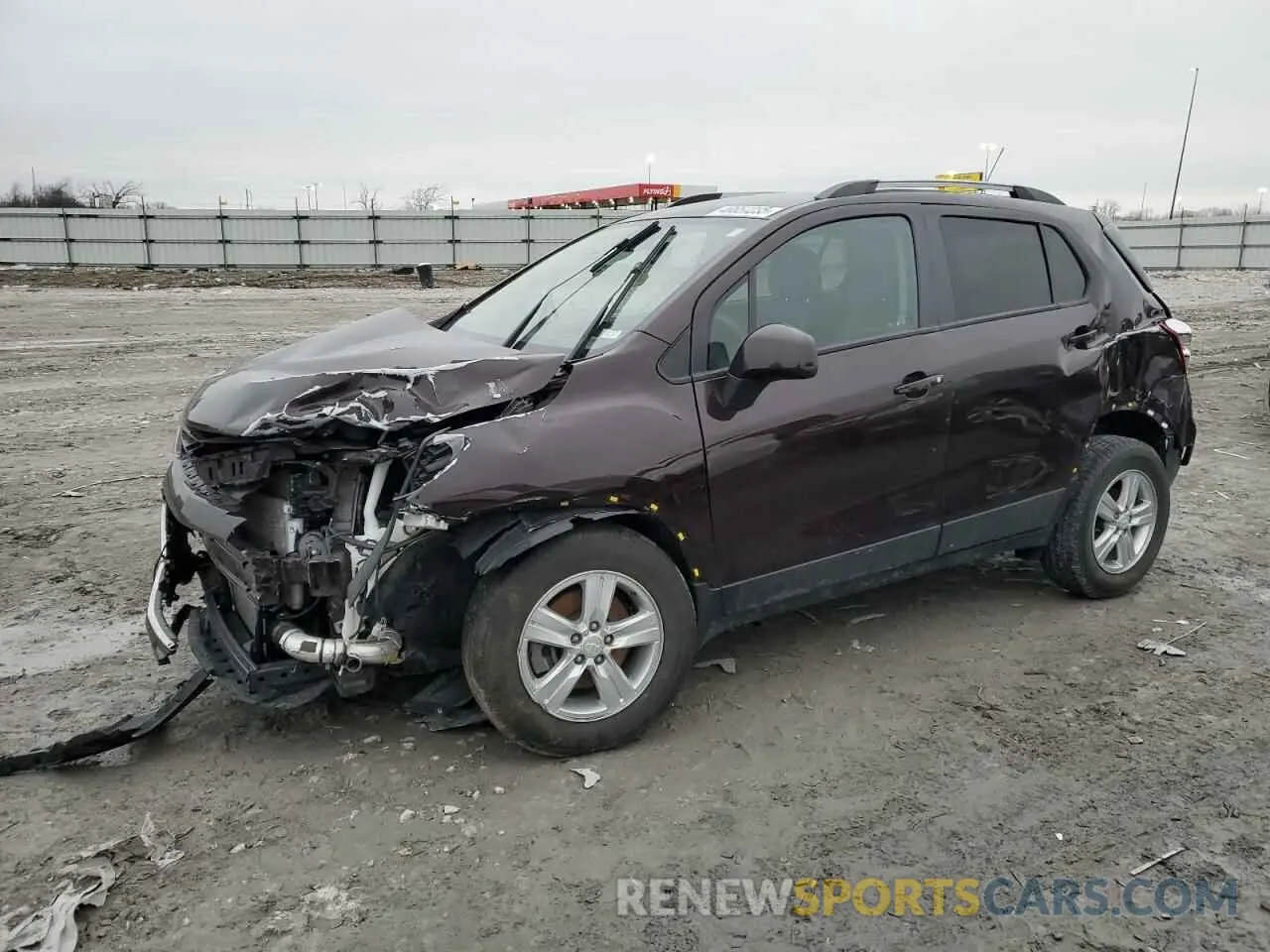 1 Photograph of a damaged car KL7CJPSM1MB374725 CHEVROLET TRAX 2021