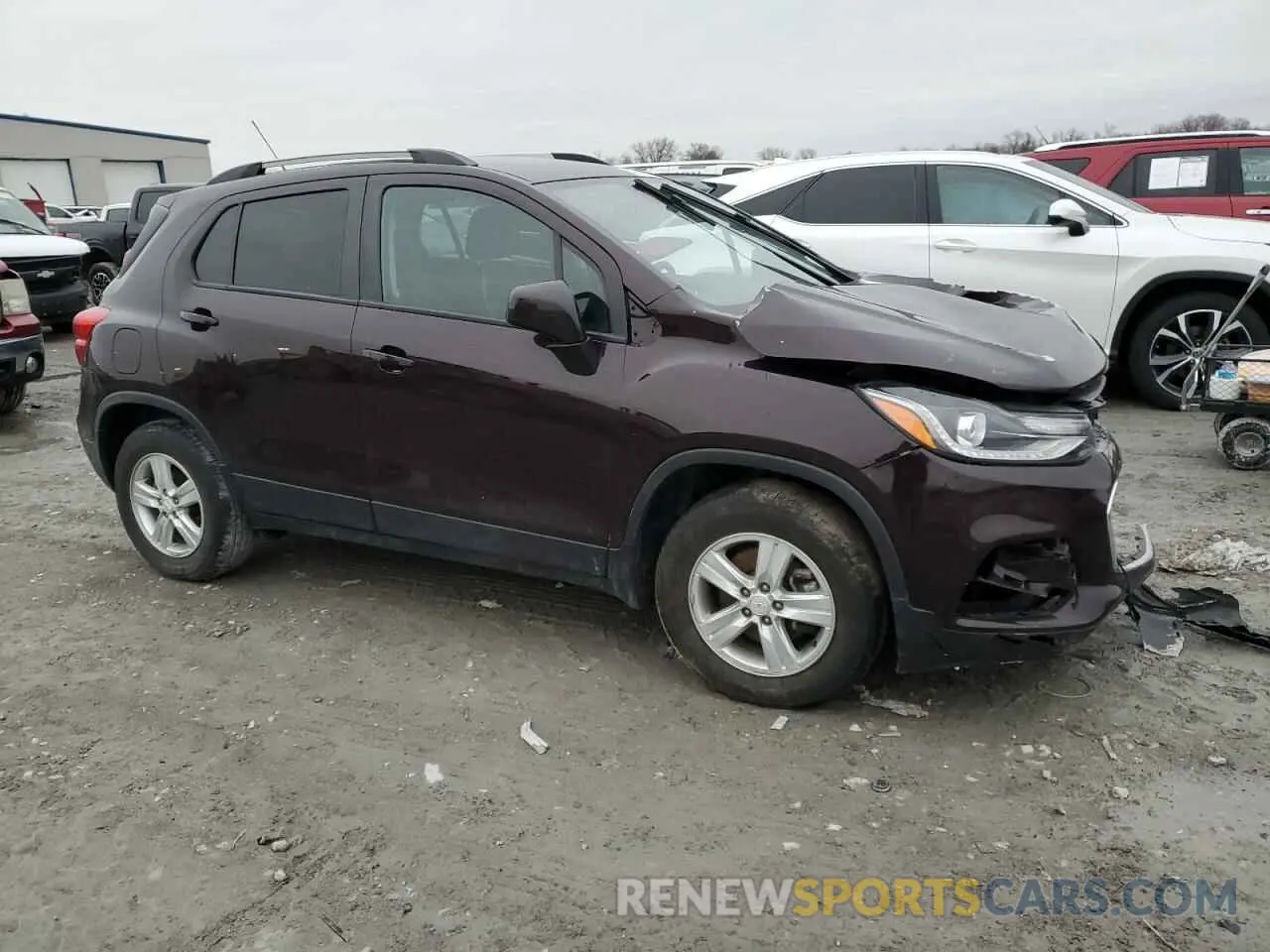 4 Photograph of a damaged car KL7CJPSM1MB374725 CHEVROLET TRAX 2021