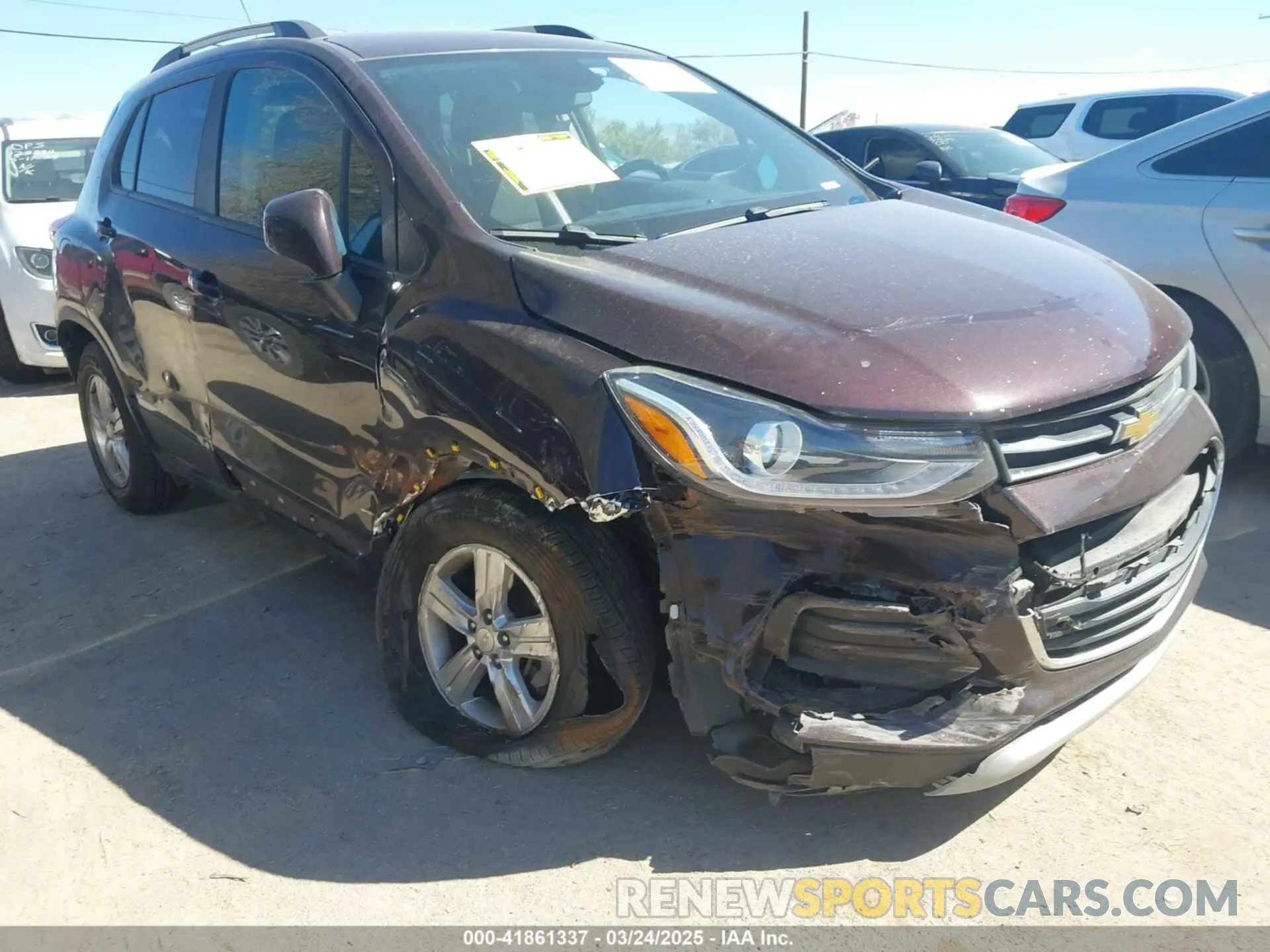 6 Photograph of a damaged car KL7CJPSM4MB364271 CHEVROLET TRAX 2021