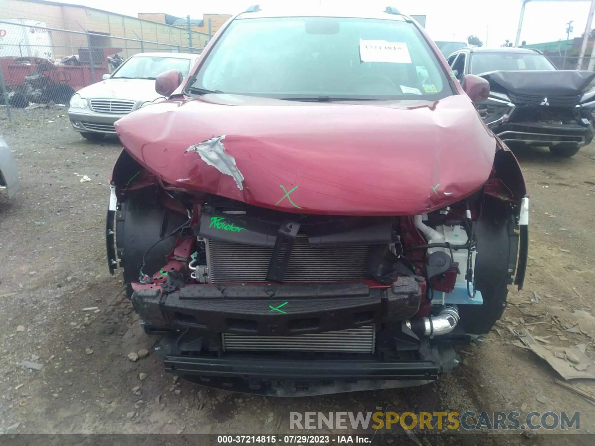 12 Photograph of a damaged car KL7CJPSM4MB367798 CHEVROLET TRAX 2021