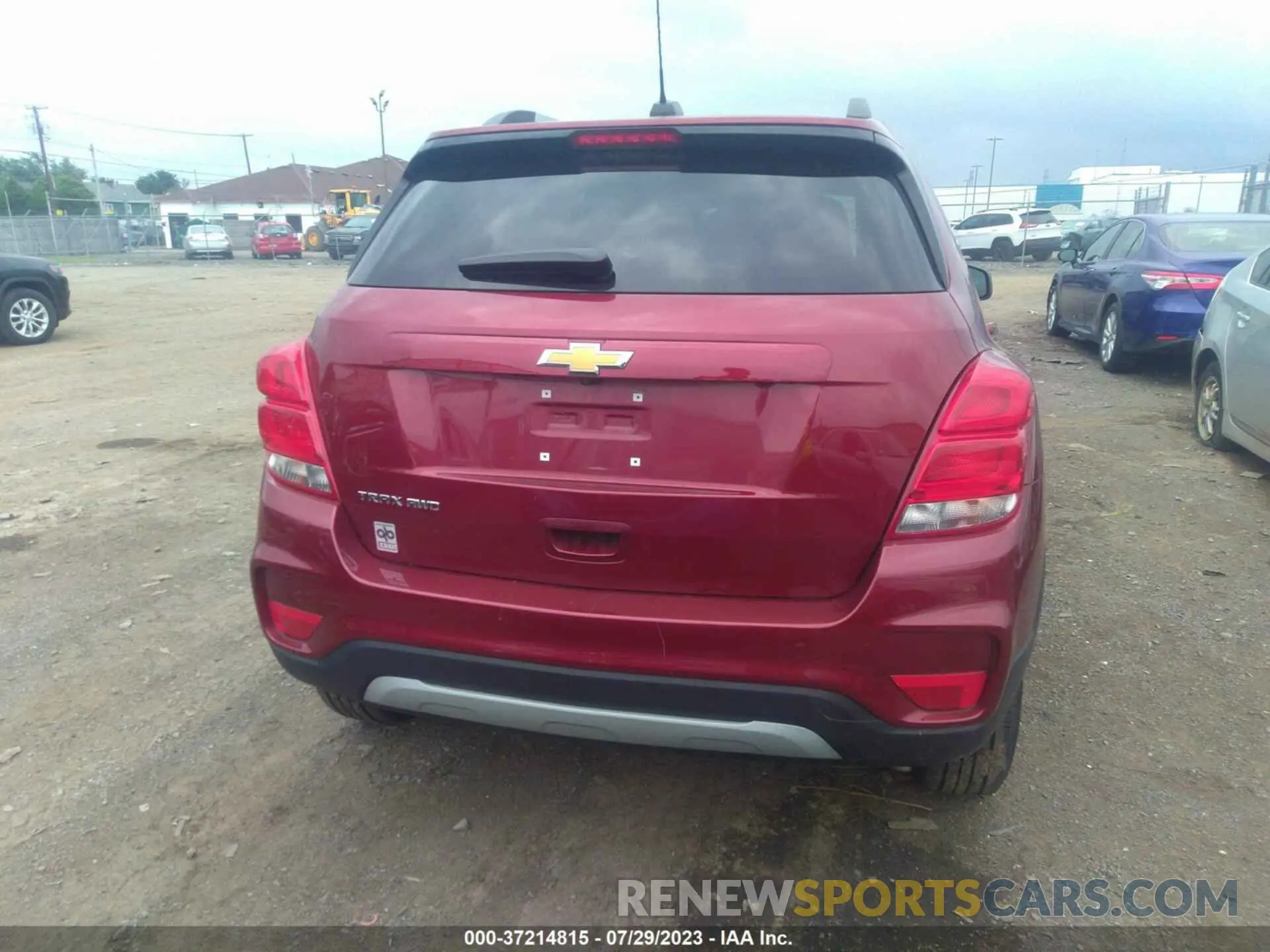 16 Photograph of a damaged car KL7CJPSM4MB367798 CHEVROLET TRAX 2021
