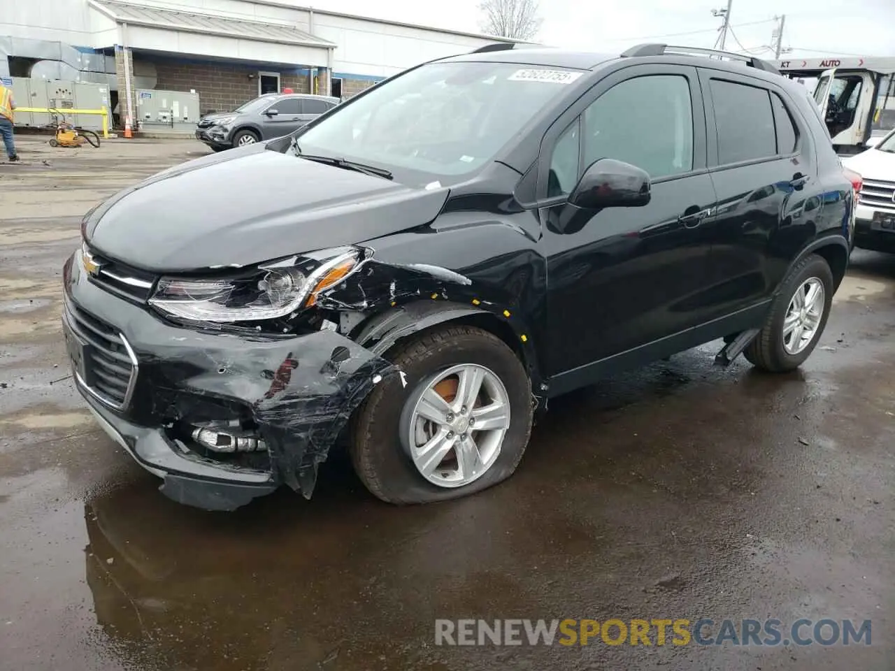 1 Photograph of a damaged car KL7CJPSM8MB364631 CHEVROLET TRAX 2021