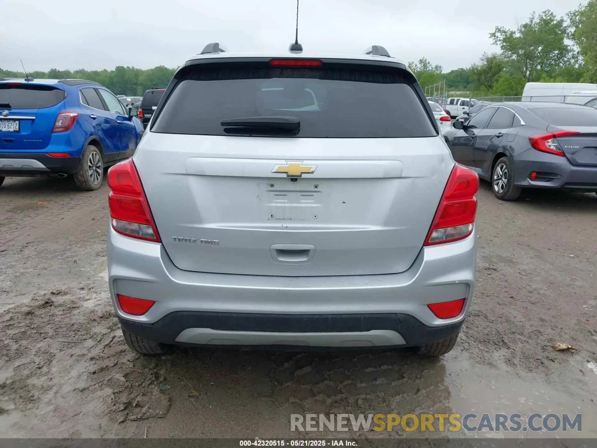 16 Photograph of a damaged car KL7CJPSM8MB369358 CHEVROLET TRAX 2021