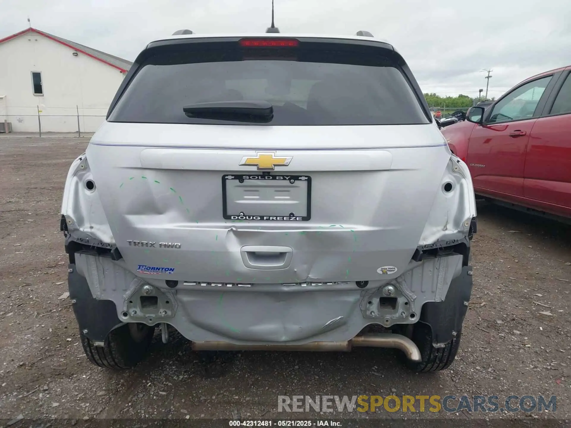 16 Photograph of a damaged car KL7CJPSM9MB362368 CHEVROLET TRAX 2021