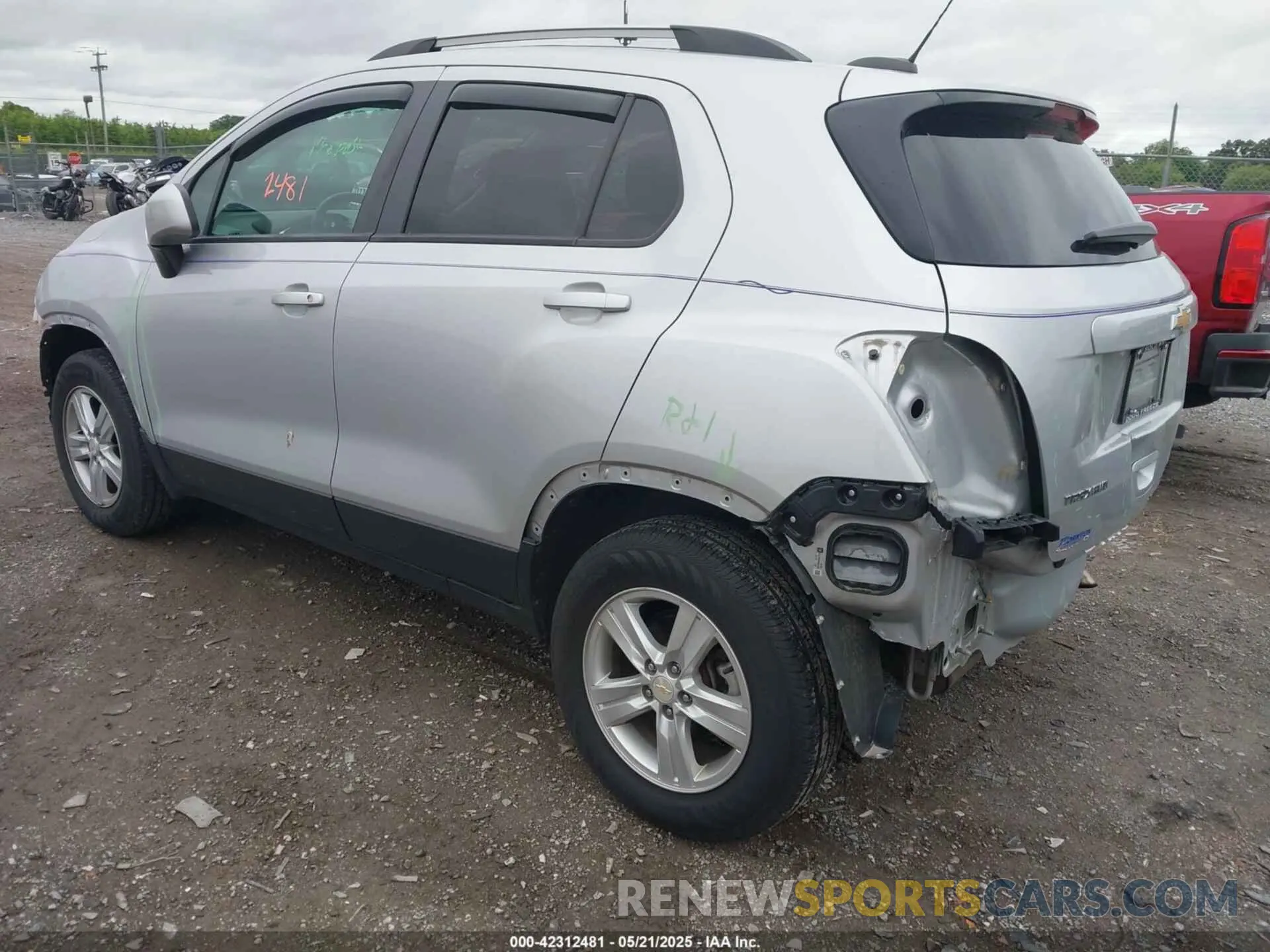 3 Photograph of a damaged car KL7CJPSM9MB362368 CHEVROLET TRAX 2021