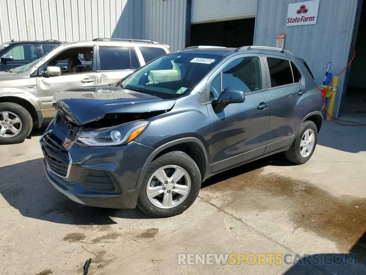 1 Photograph of a damaged car KL7CJPSMXMB360662 CHEVROLET TRAX 2021