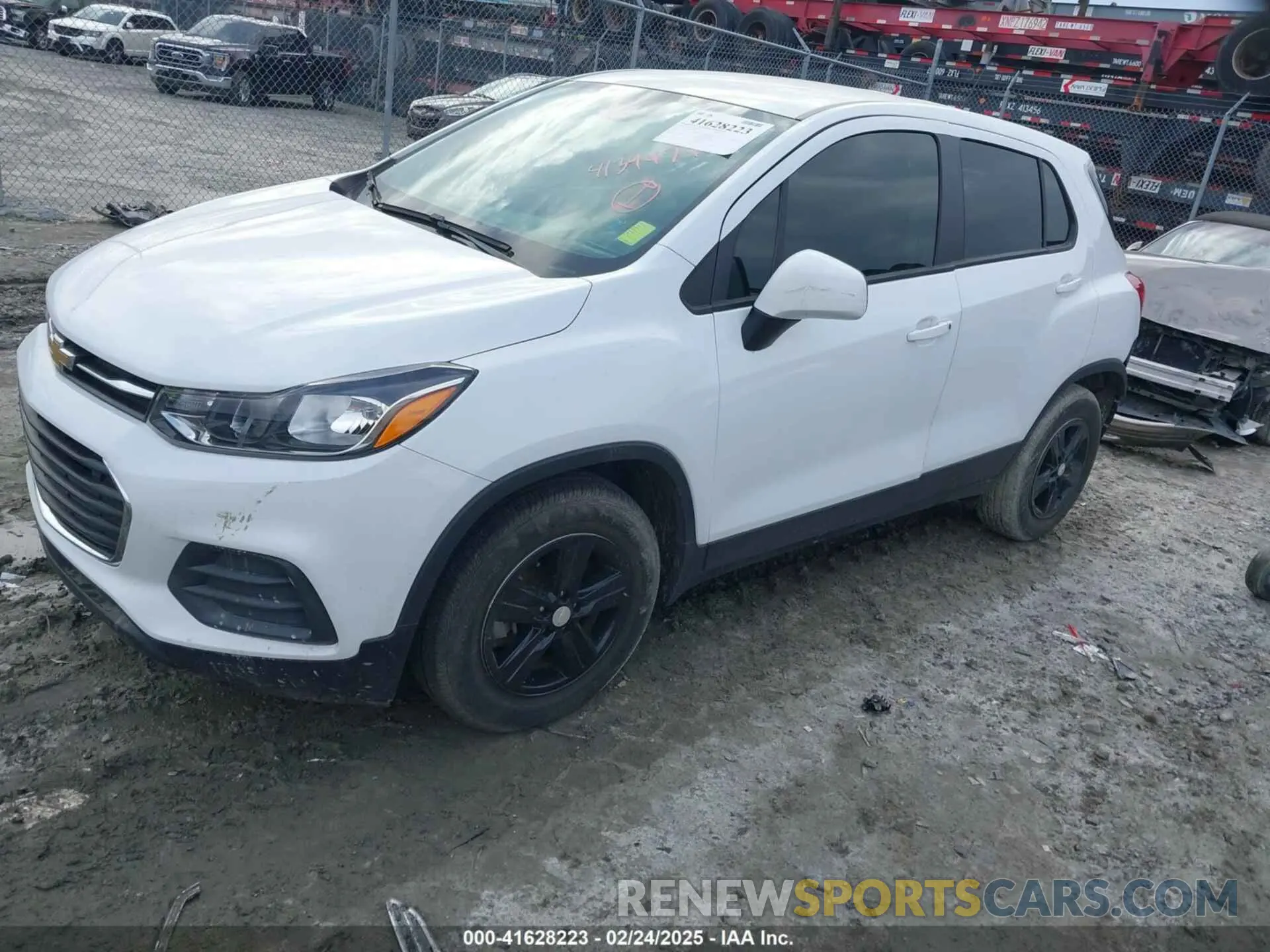 2 Photograph of a damaged car KL7CJKSM0NB507740 CHEVROLET TRAX 2022