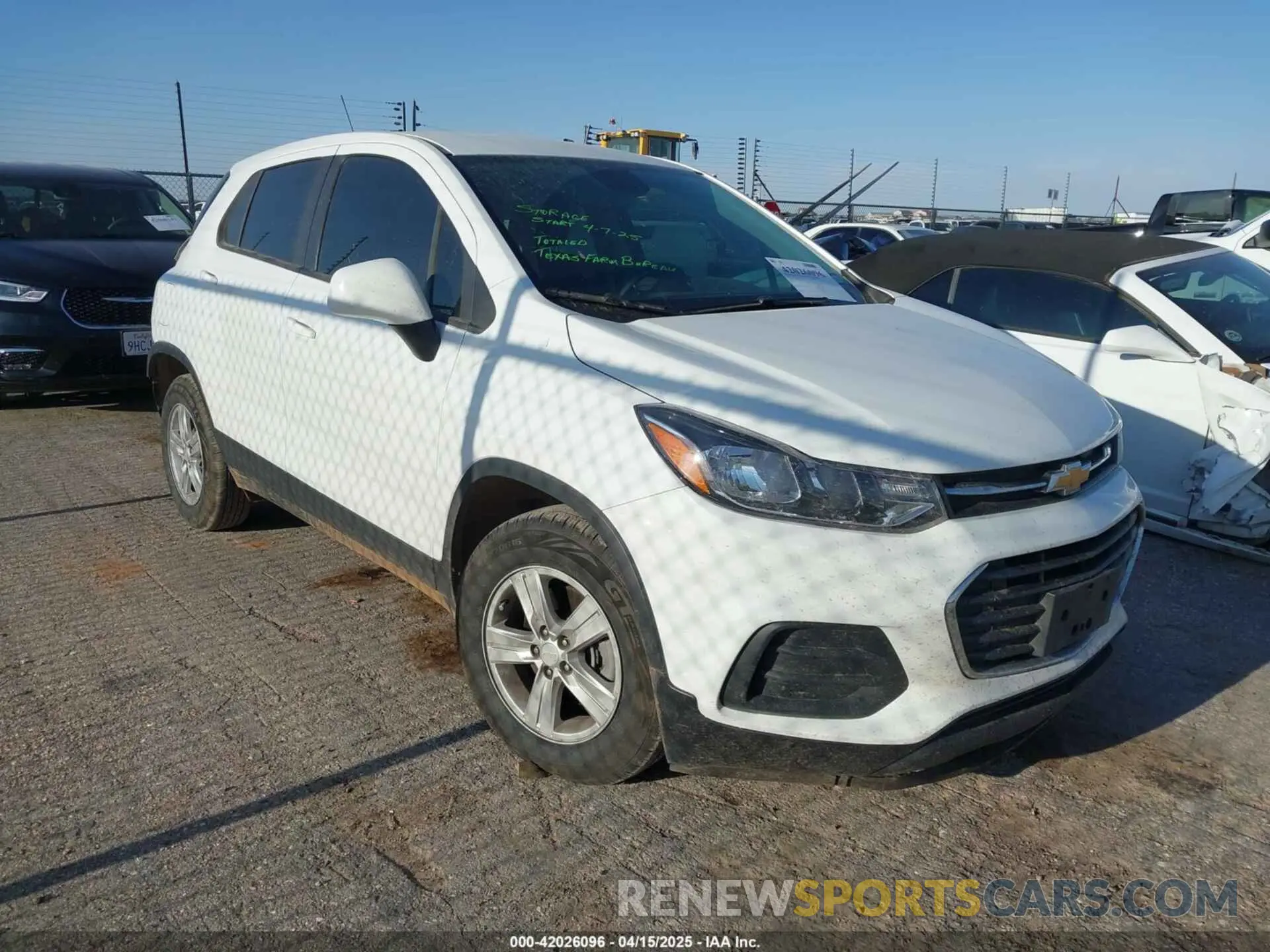 1 Photograph of a damaged car KL7CJKSM0NB535344 CHEVROLET TRAX 2022