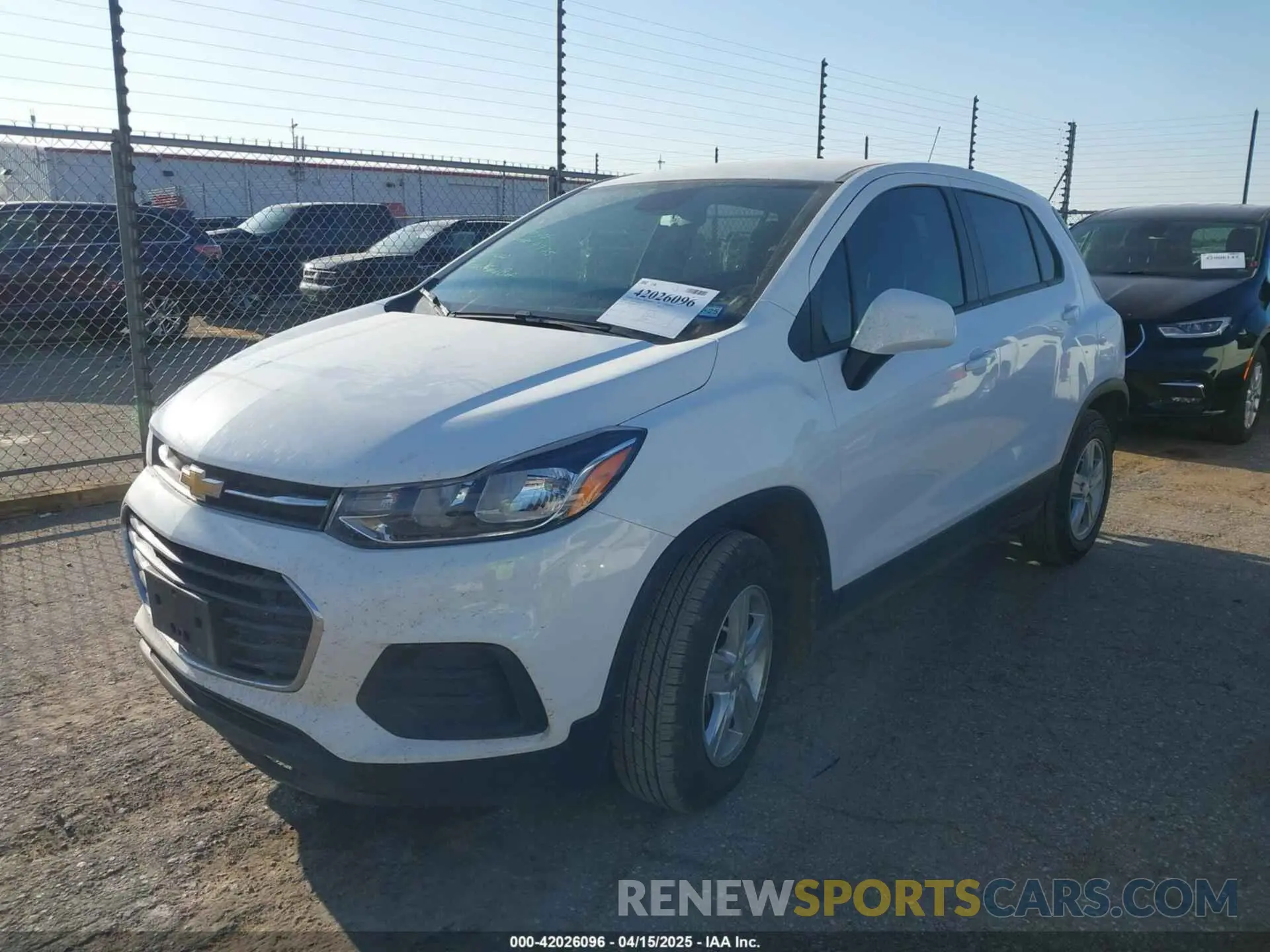 2 Photograph of a damaged car KL7CJKSM0NB535344 CHEVROLET TRAX 2022