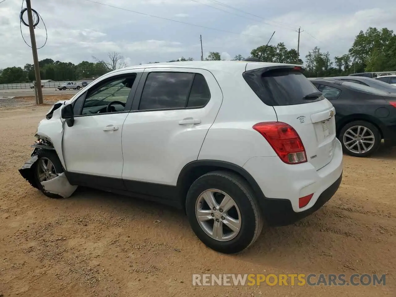 2 Photograph of a damaged car KL7CJKSM7NB549709 CHEVROLET TRAX 2022