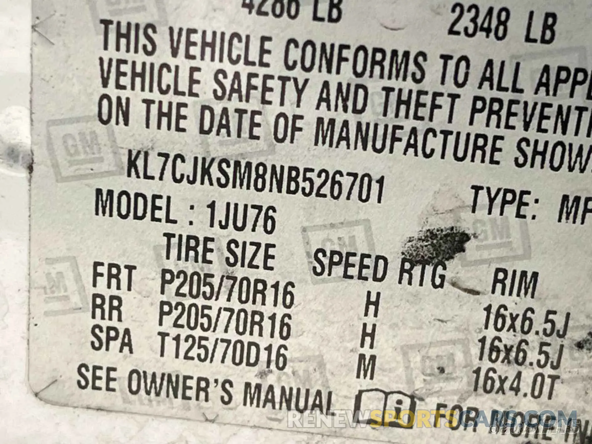 3 Photograph of a damaged car KL7CJKSM8NB526701 CHEVROLET TRAX 2022