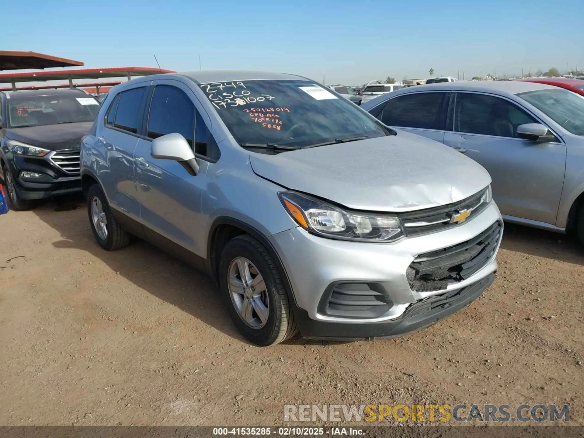 1 Photograph of a damaged car KL7CJKSMXNB555858 CHEVROLET TRAX 2022