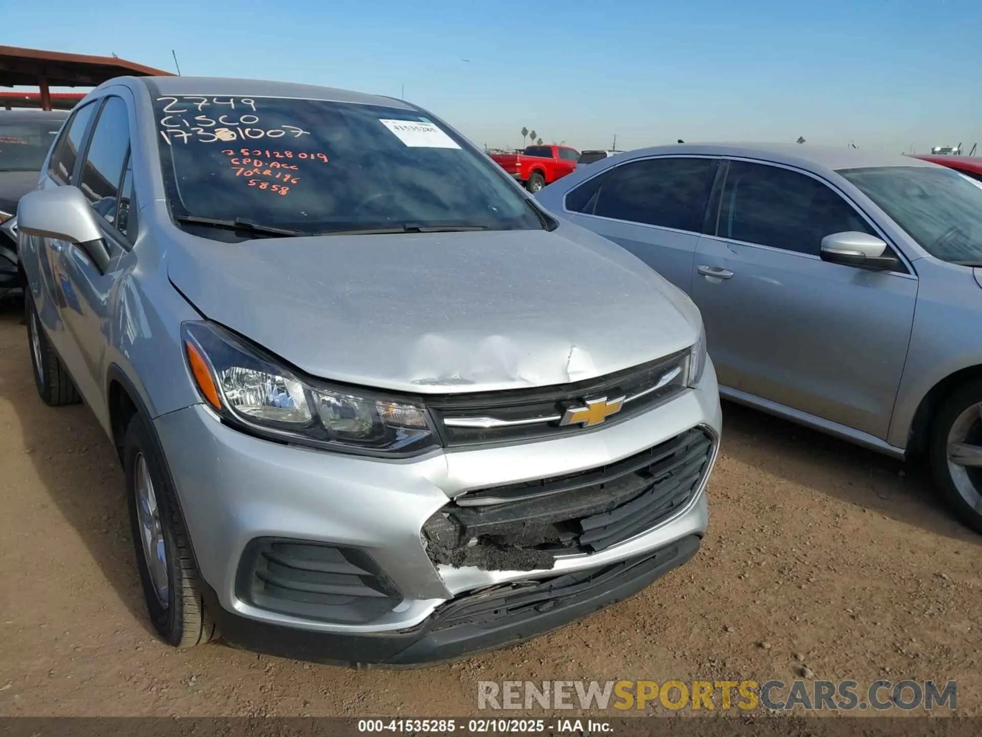 6 Photograph of a damaged car KL7CJKSMXNB555858 CHEVROLET TRAX 2022