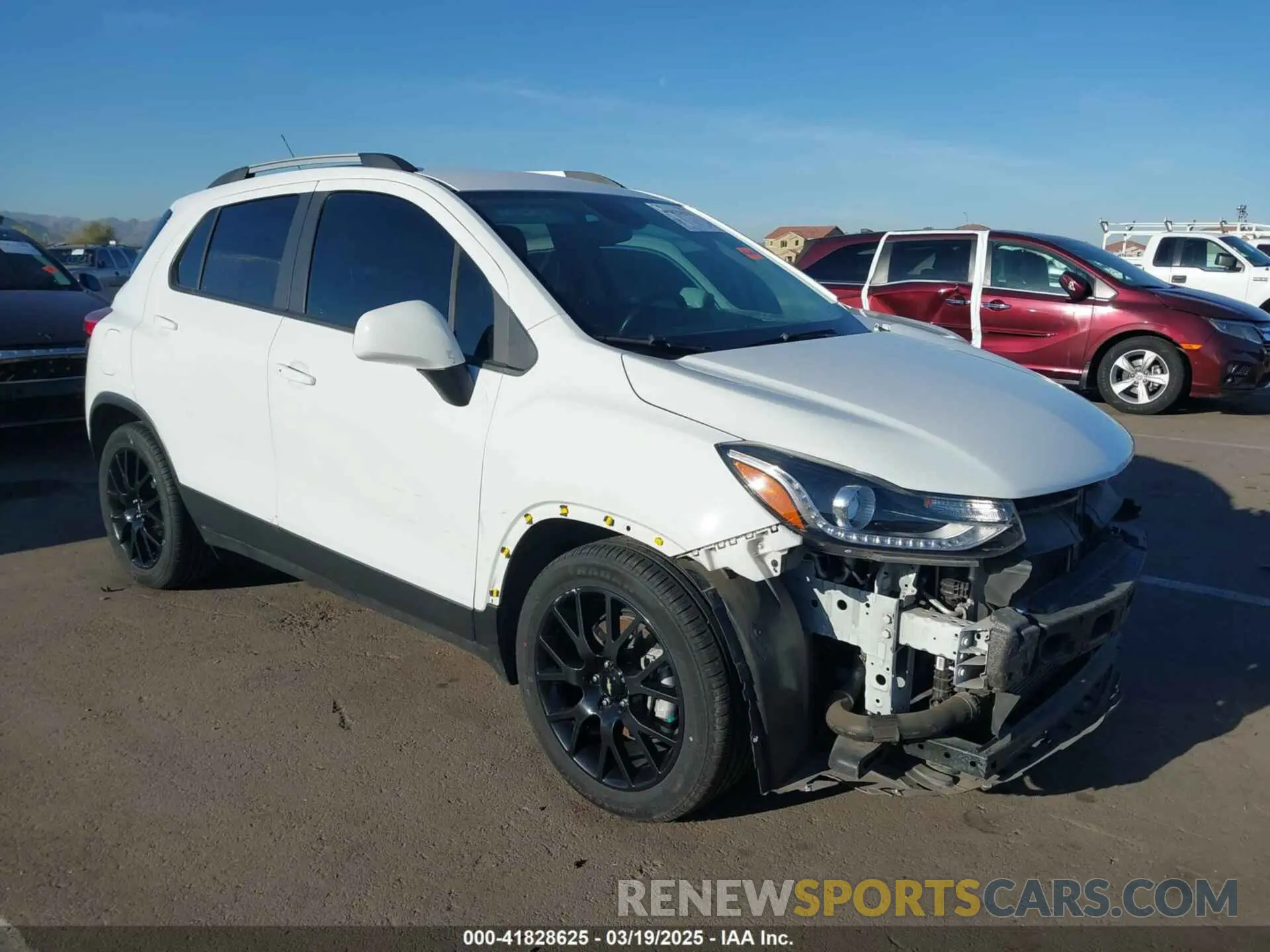 1 Photograph of a damaged car KL7CJLSM1NB512337 CHEVROLET TRAX 2022