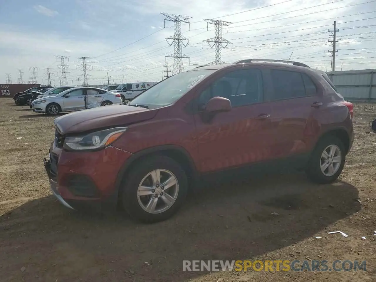 1 Photograph of a damaged car KL7CJLSM1NB546360 CHEVROLET TRAX 2022