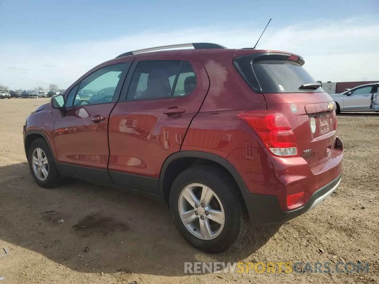 2 Photograph of a damaged car KL7CJLSM1NB546360 CHEVROLET TRAX 2022