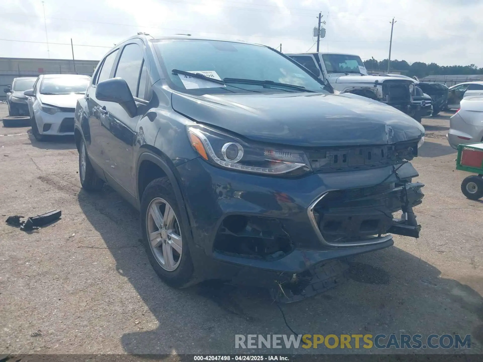 1 Photograph of a damaged car KL7CJLSM6NB568077 CHEVROLET TRAX 2022