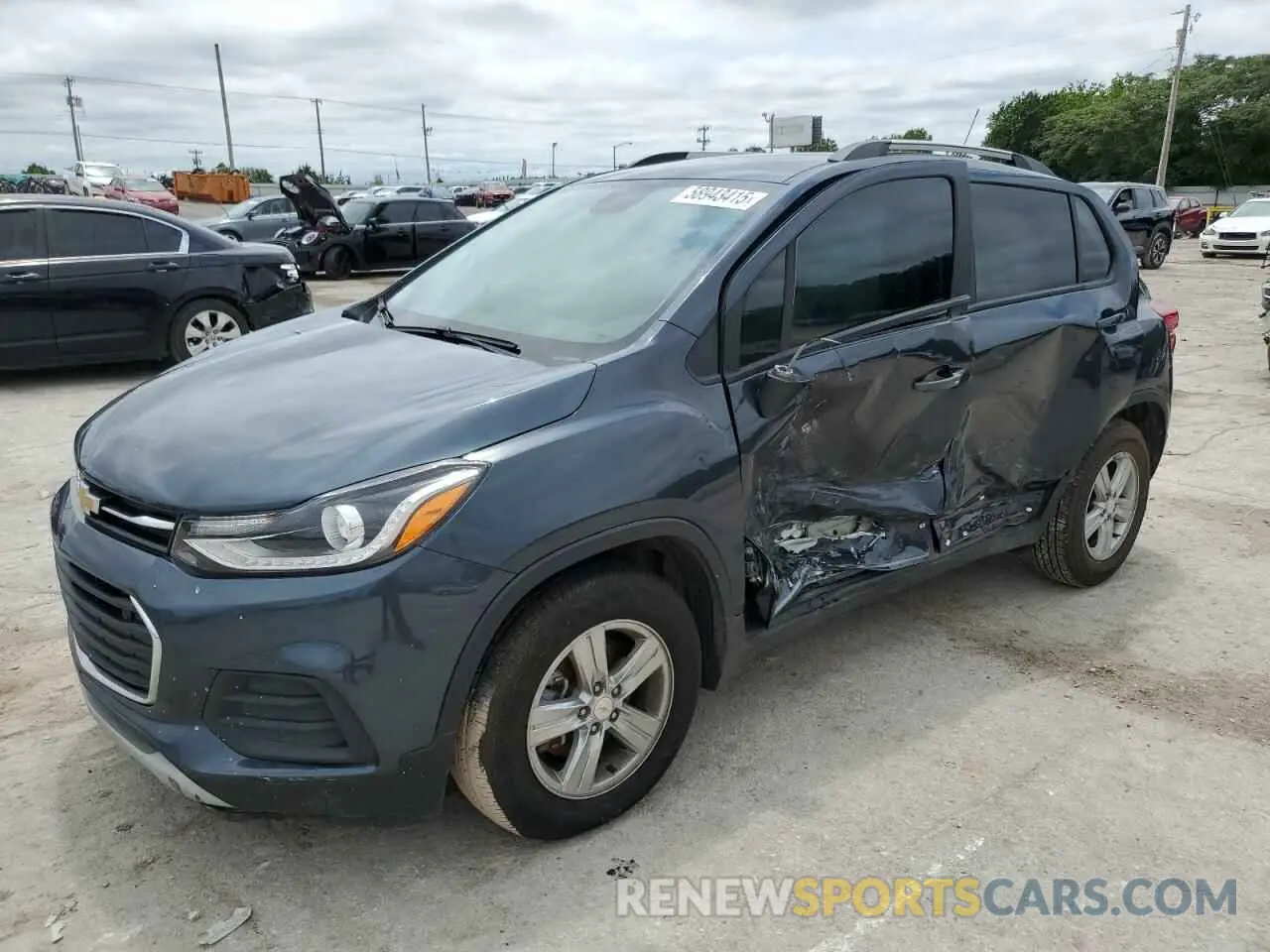 1 Photograph of a damaged car KL7CJLSM8NB559509 CHEVROLET TRAX 2022