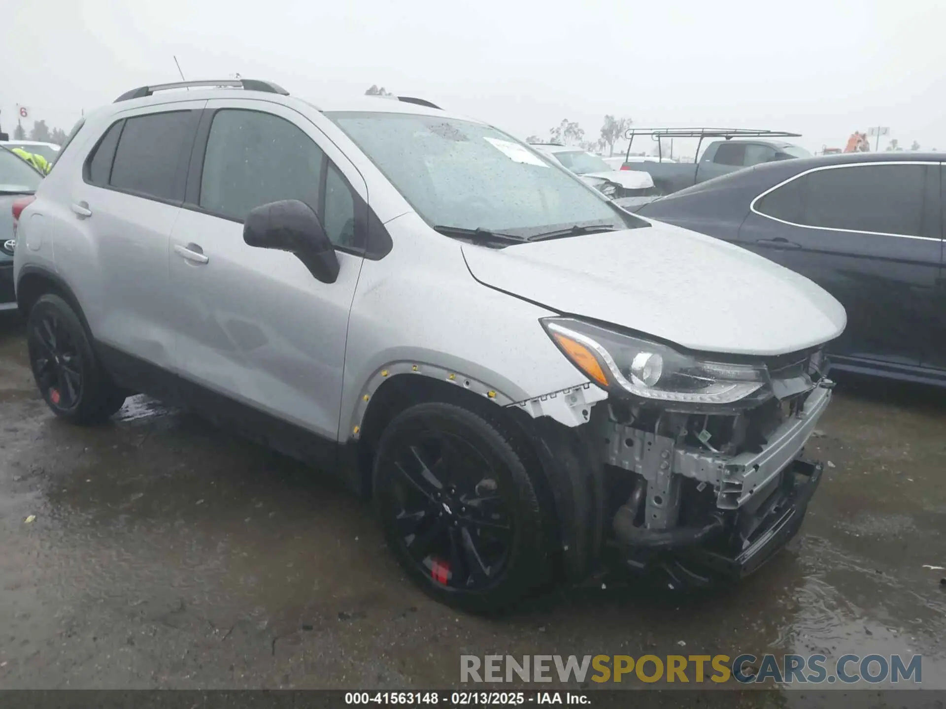 1 Photograph of a damaged car KL7CJLSMXNB552223 CHEVROLET TRAX 2022