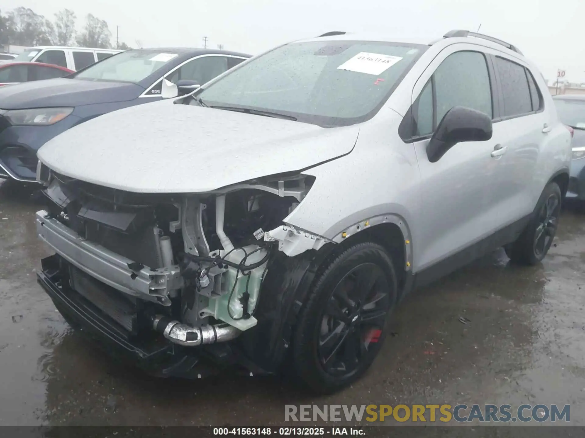 2 Photograph of a damaged car KL7CJLSMXNB552223 CHEVROLET TRAX 2022