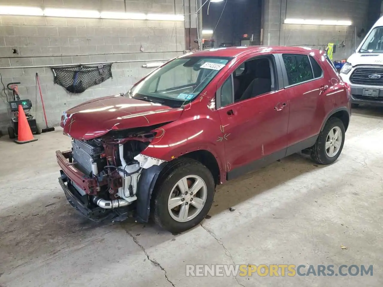 1 Photograph of a damaged car KL7CJNSM1NB502337 CHEVROLET TRAX 2022
