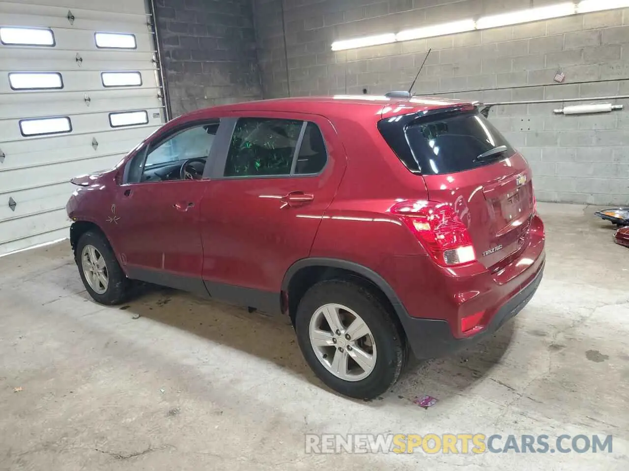 2 Photograph of a damaged car KL7CJNSM1NB502337 CHEVROLET TRAX 2022