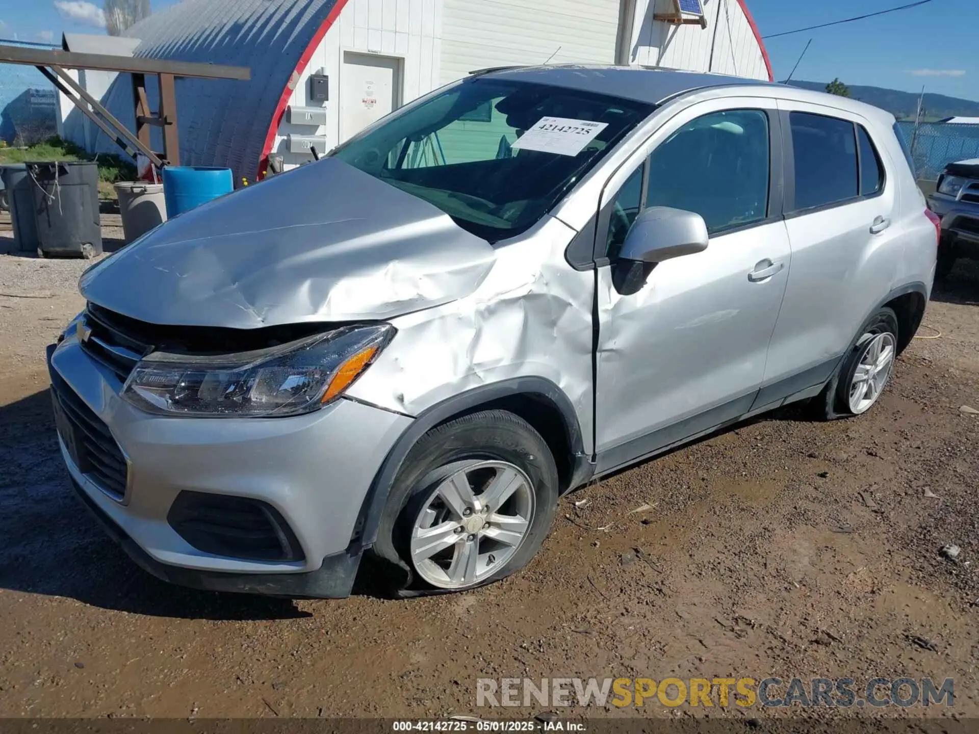 2 Photograph of a damaged car KL7CJNSM1NB551540 CHEVROLET TRAX 2022