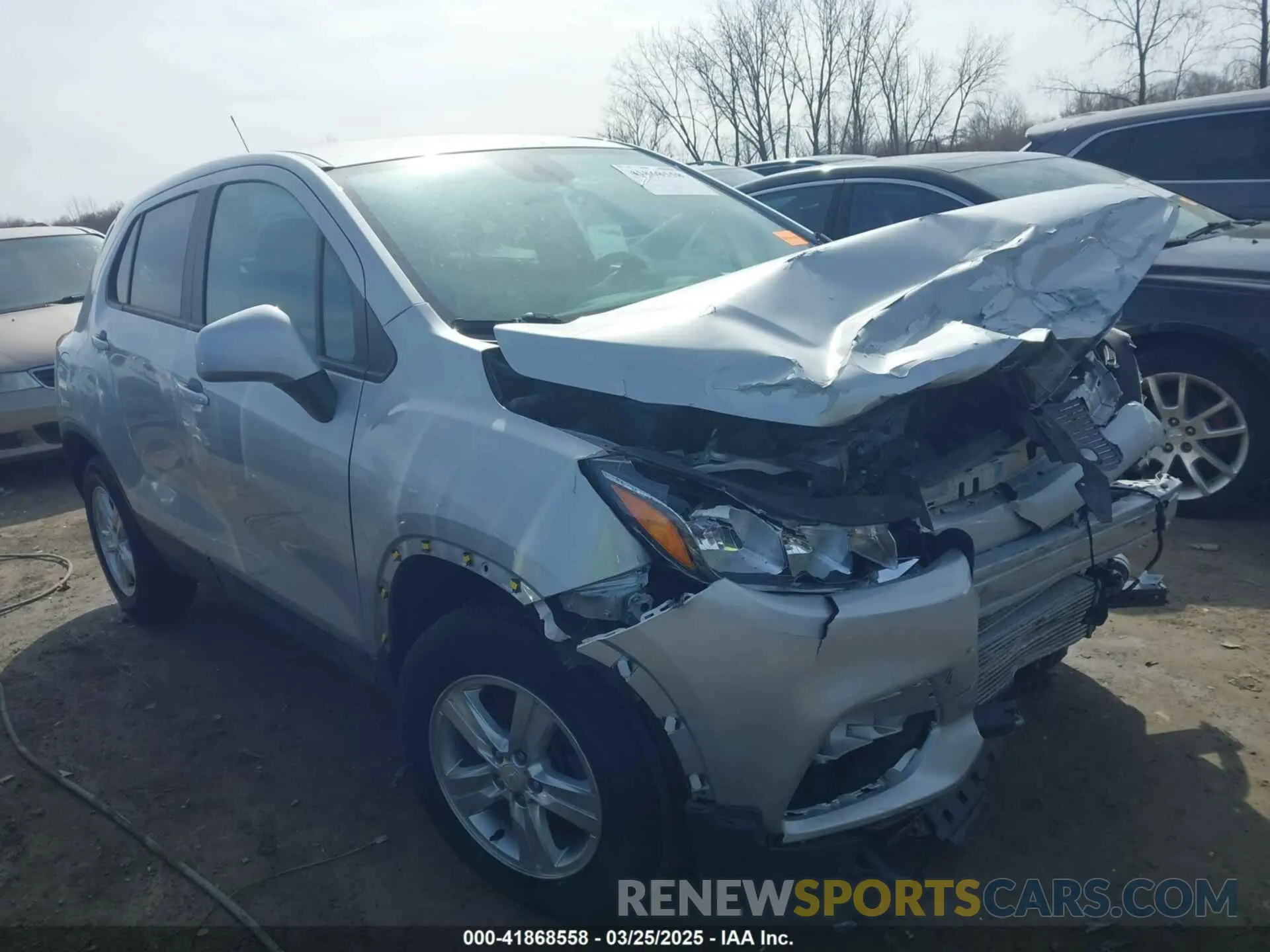 1 Photograph of a damaged car KL7CJNSM2NB502220 CHEVROLET TRAX 2022
