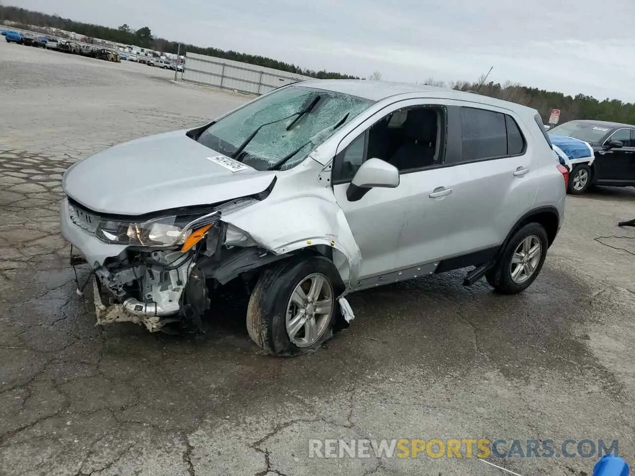 1 Photograph of a damaged car KL7CJNSM2NB552163 CHEVROLET TRAX 2022