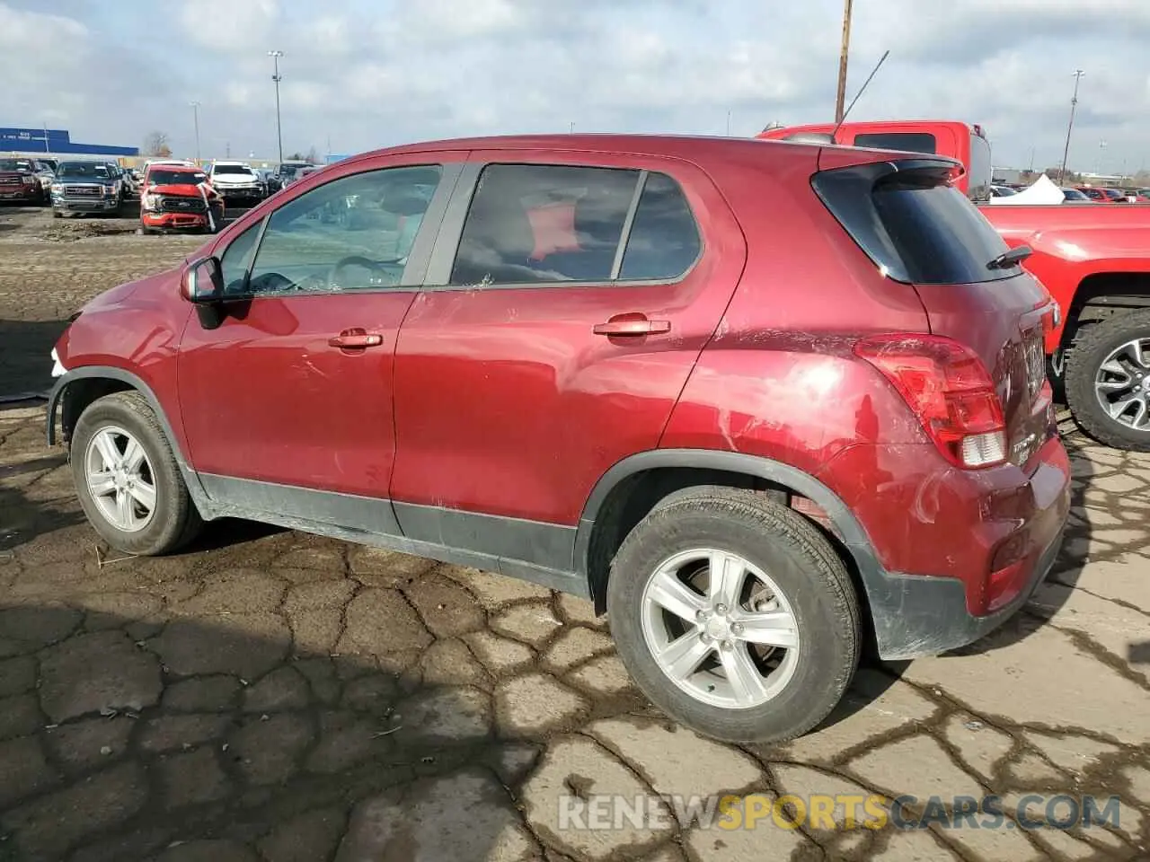 2 Photograph of a damaged car KL7CJNSM7NB505338 CHEVROLET TRAX 2022