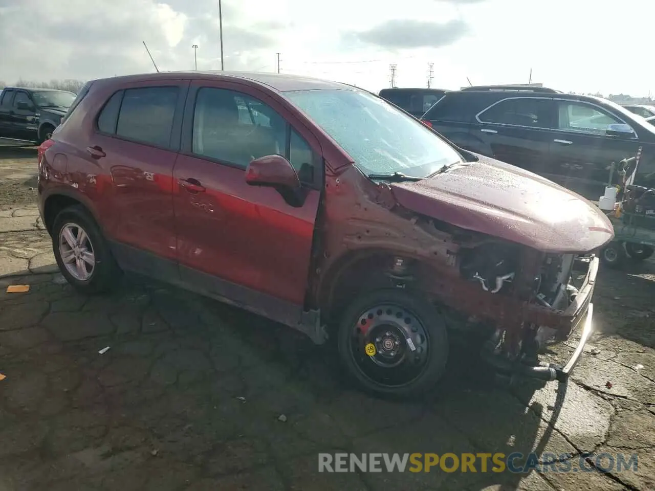 4 Photograph of a damaged car KL7CJNSM7NB505338 CHEVROLET TRAX 2022