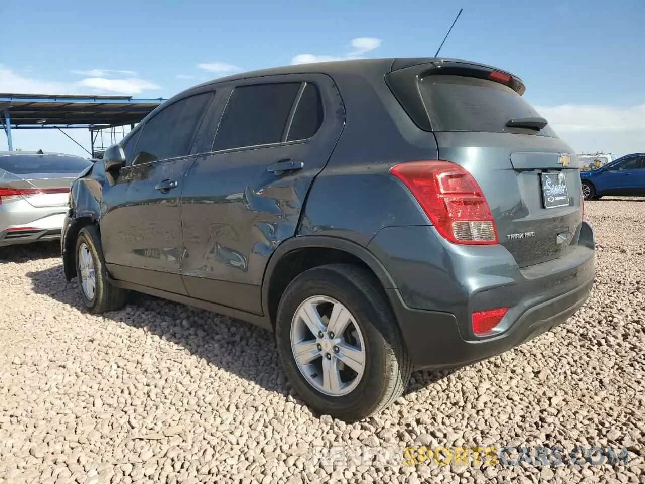 2 Photograph of a damaged car KL7CJNSM8NB507776 CHEVROLET TRAX 2022