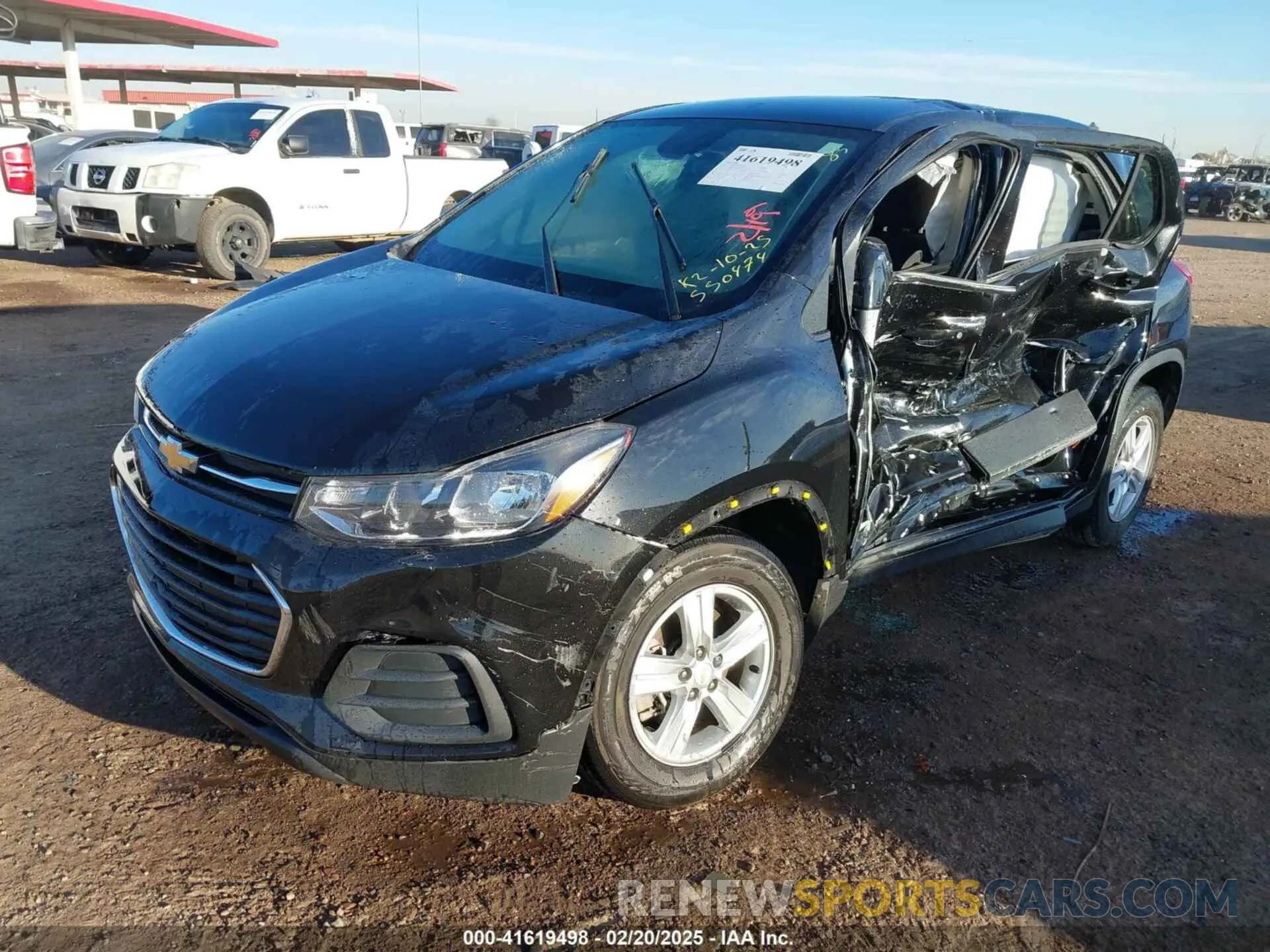 2 Photograph of a damaged car KL7CJNSM9NB550474 CHEVROLET TRAX 2022