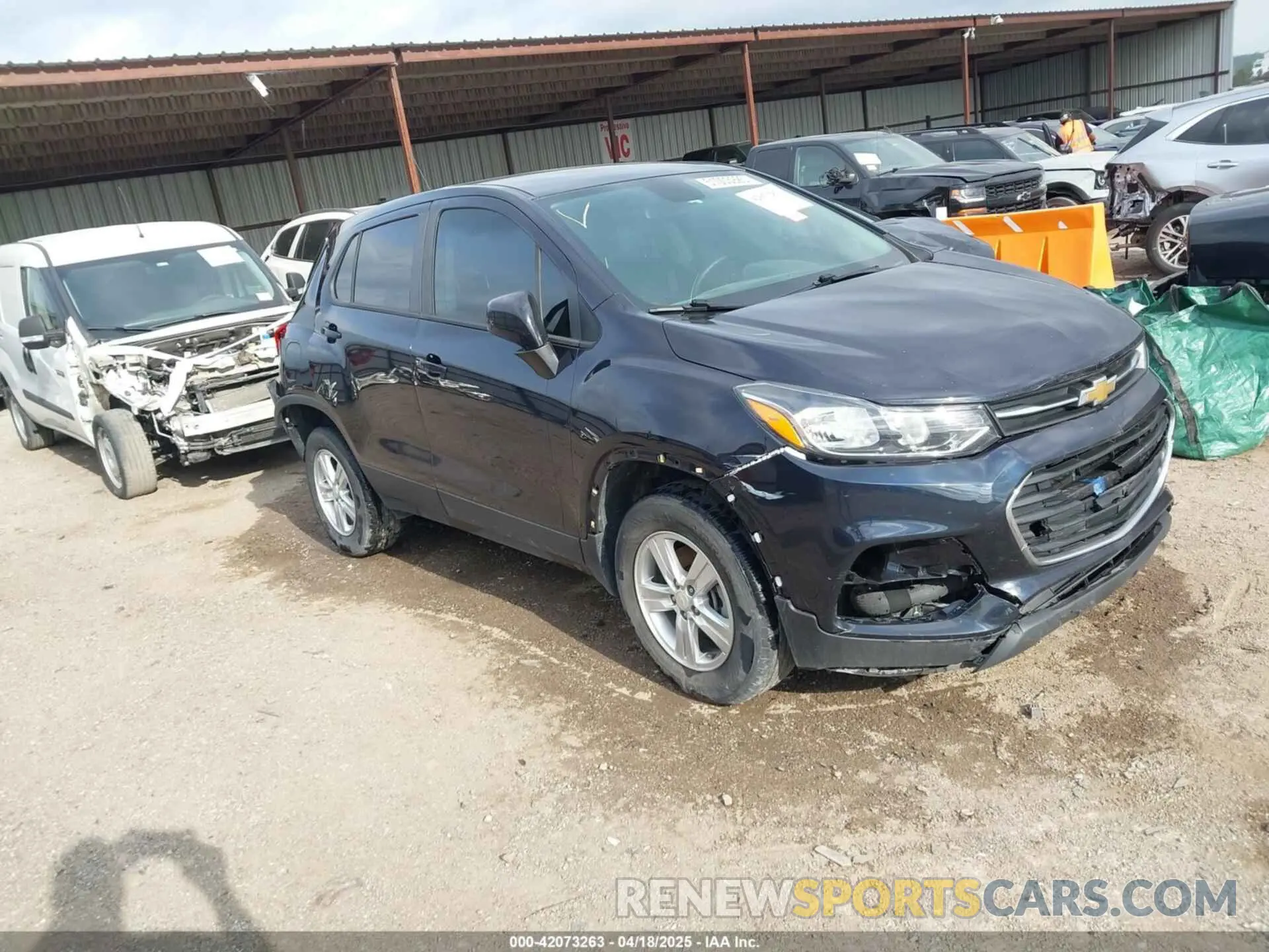 1 Photograph of a damaged car KL7CJNSMXNB503258 CHEVROLET TRAX 2022