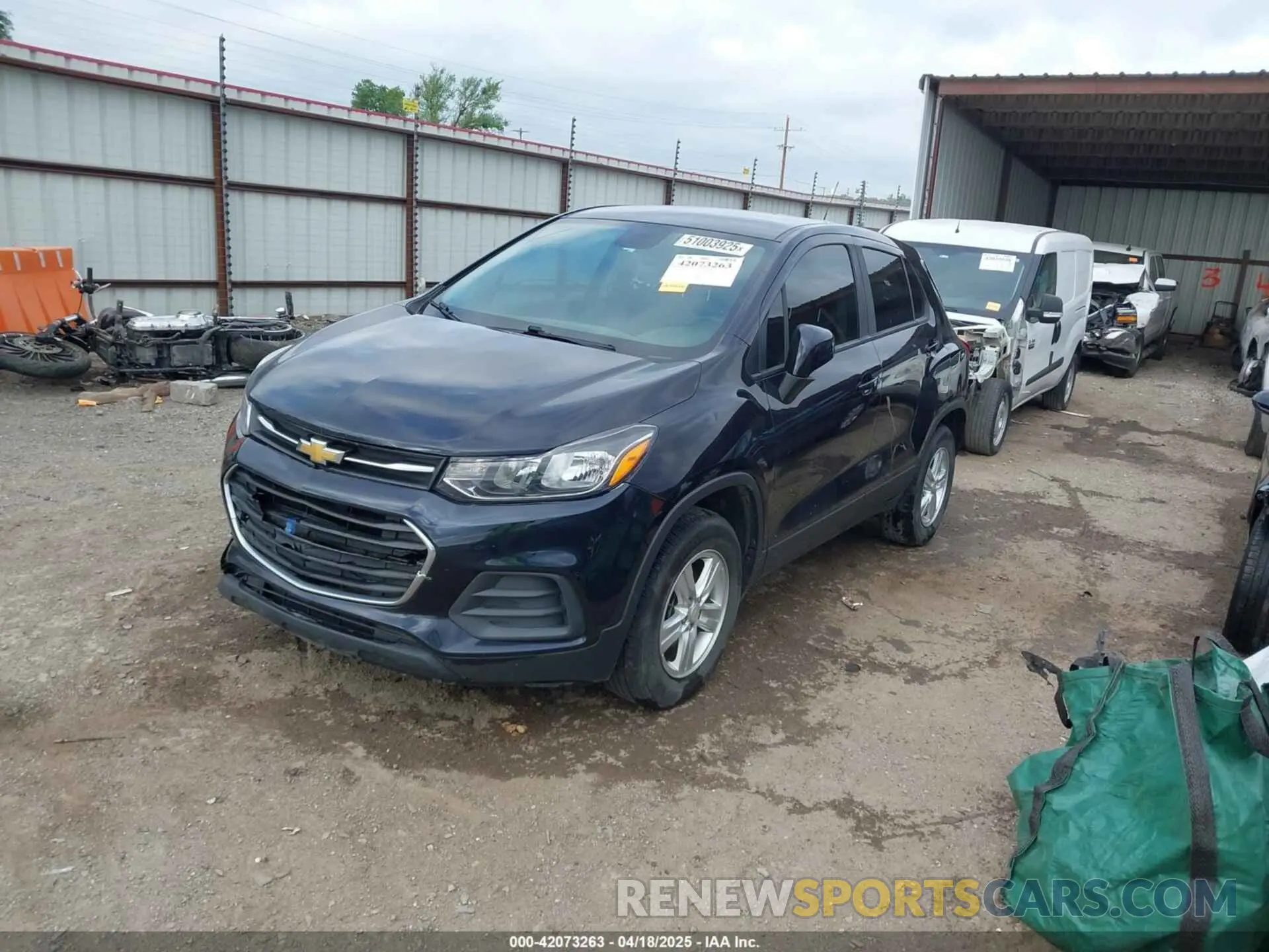2 Photograph of a damaged car KL7CJNSMXNB503258 CHEVROLET TRAX 2022