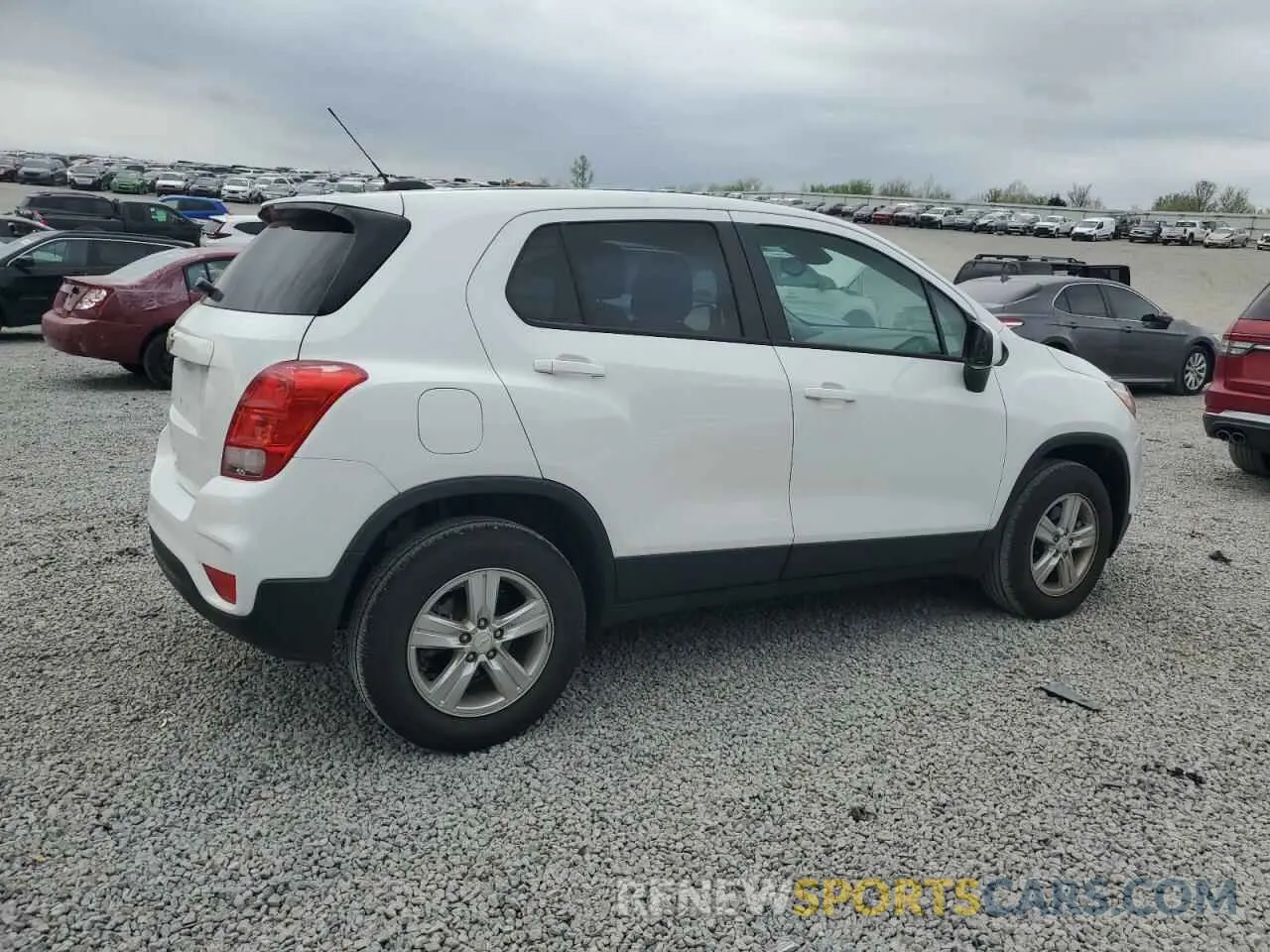3 Photograph of a damaged car KL7CJNSMXNB545266 CHEVROLET TRAX 2022