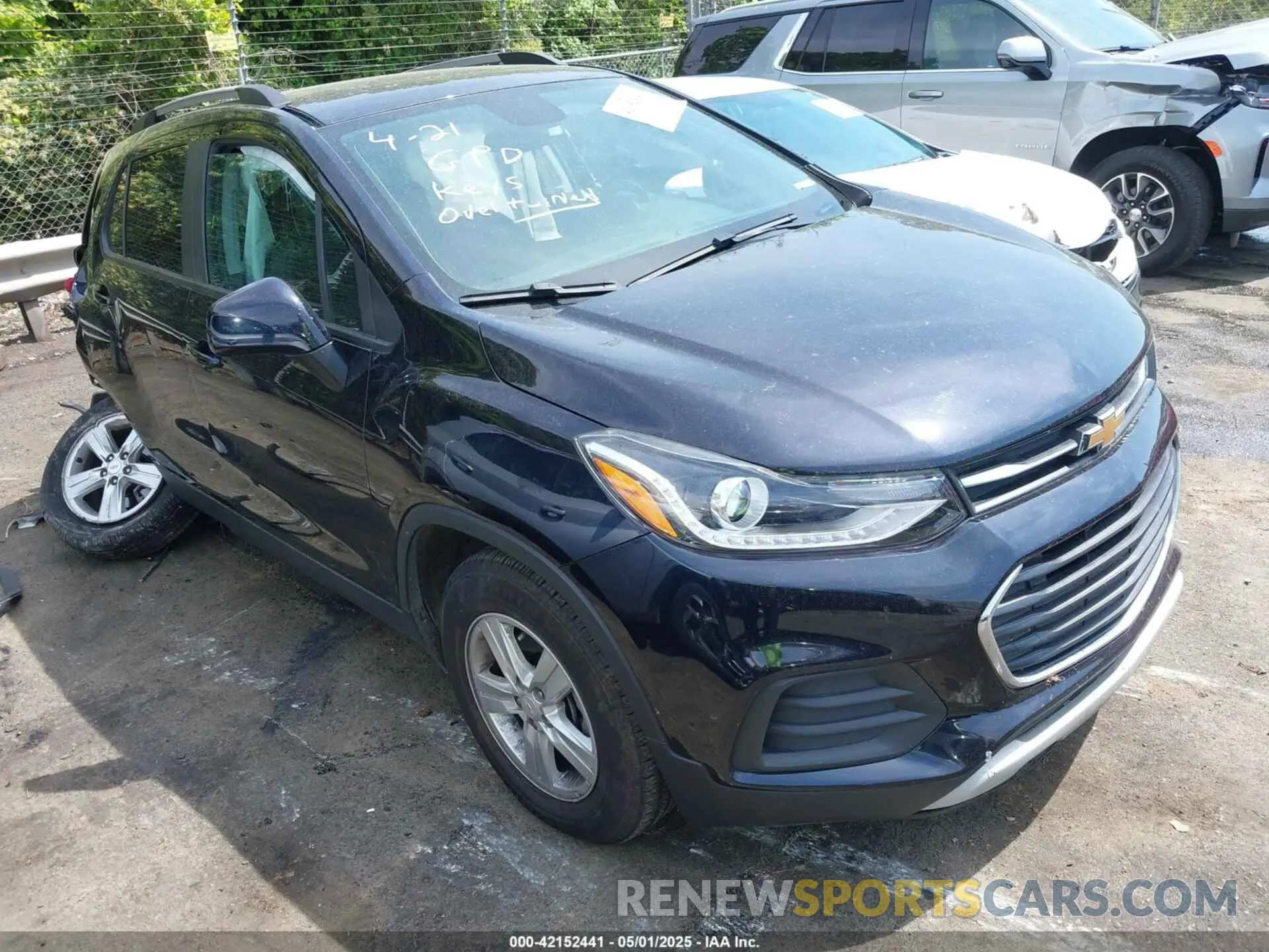 1 Photograph of a damaged car KL7CJPSM0NB567420 CHEVROLET TRAX 2022