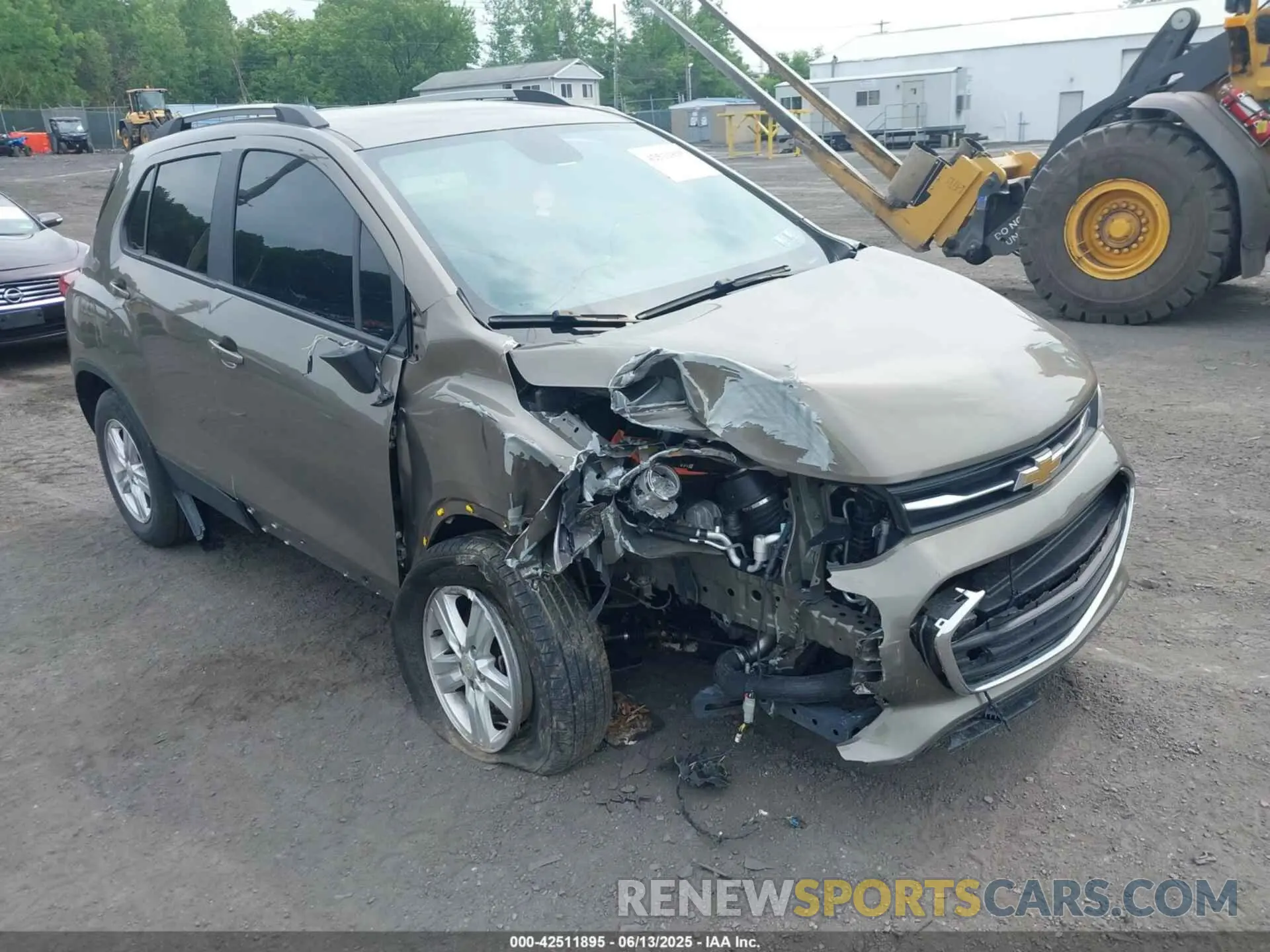 1 Photograph of a damaged car KL7CJPSM1NB524916 CHEVROLET TRAX 2022
