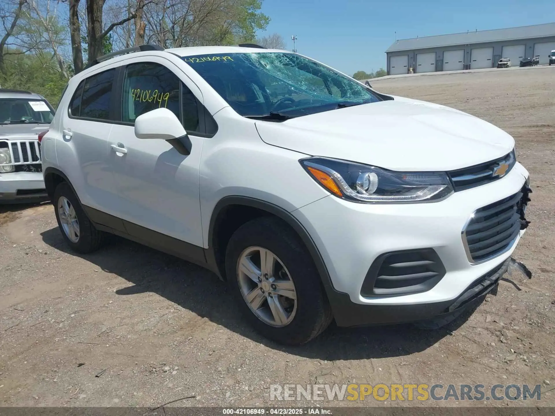 1 Photograph of a damaged car KL7CJPSM1NB569189 CHEVROLET TRAX 2022