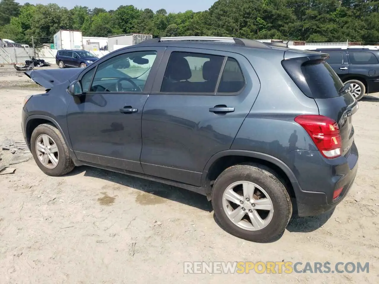 2 Photograph of a damaged car KL7CJPSM2NB512760 CHEVROLET TRAX 2022