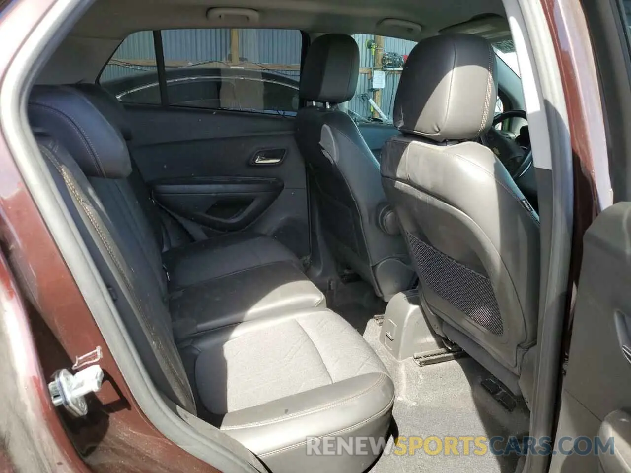 10 Photograph of a damaged car KL7CJPSM2NB540915 CHEVROLET TRAX 2022