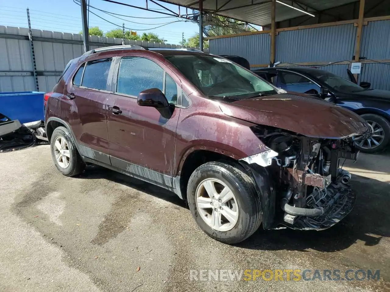 4 Photograph of a damaged car KL7CJPSM2NB540915 CHEVROLET TRAX 2022