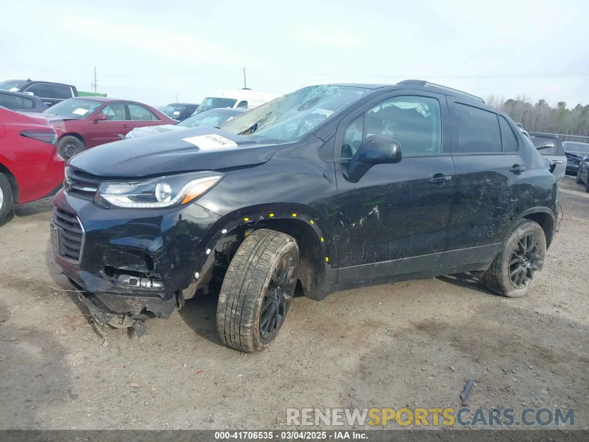 2 Photograph of a damaged car KL7CJPSM4NB534680 CHEVROLET TRAX 2022