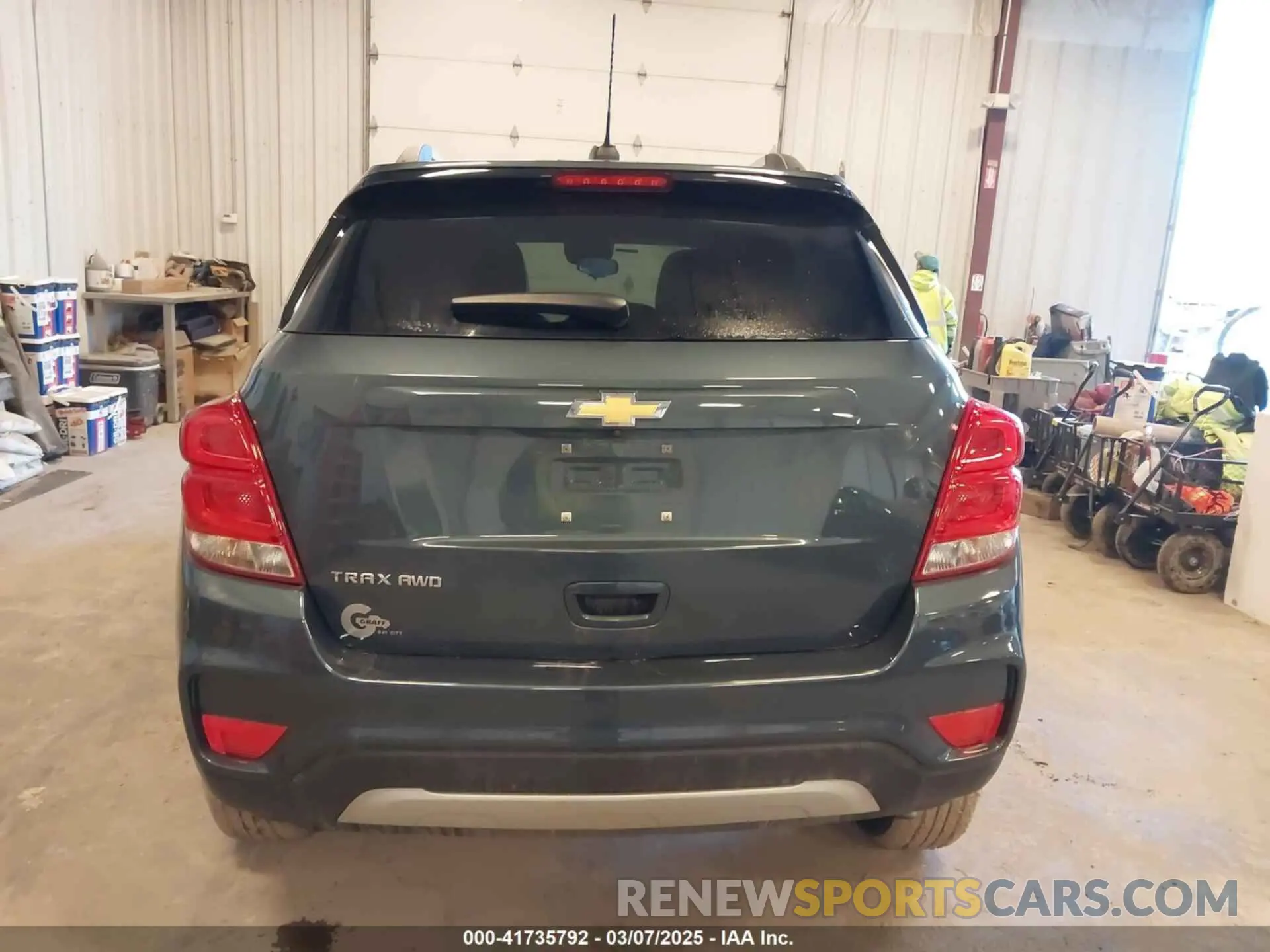 16 Photograph of a damaged car KL7CJPSM5NB561161 CHEVROLET TRAX 2022