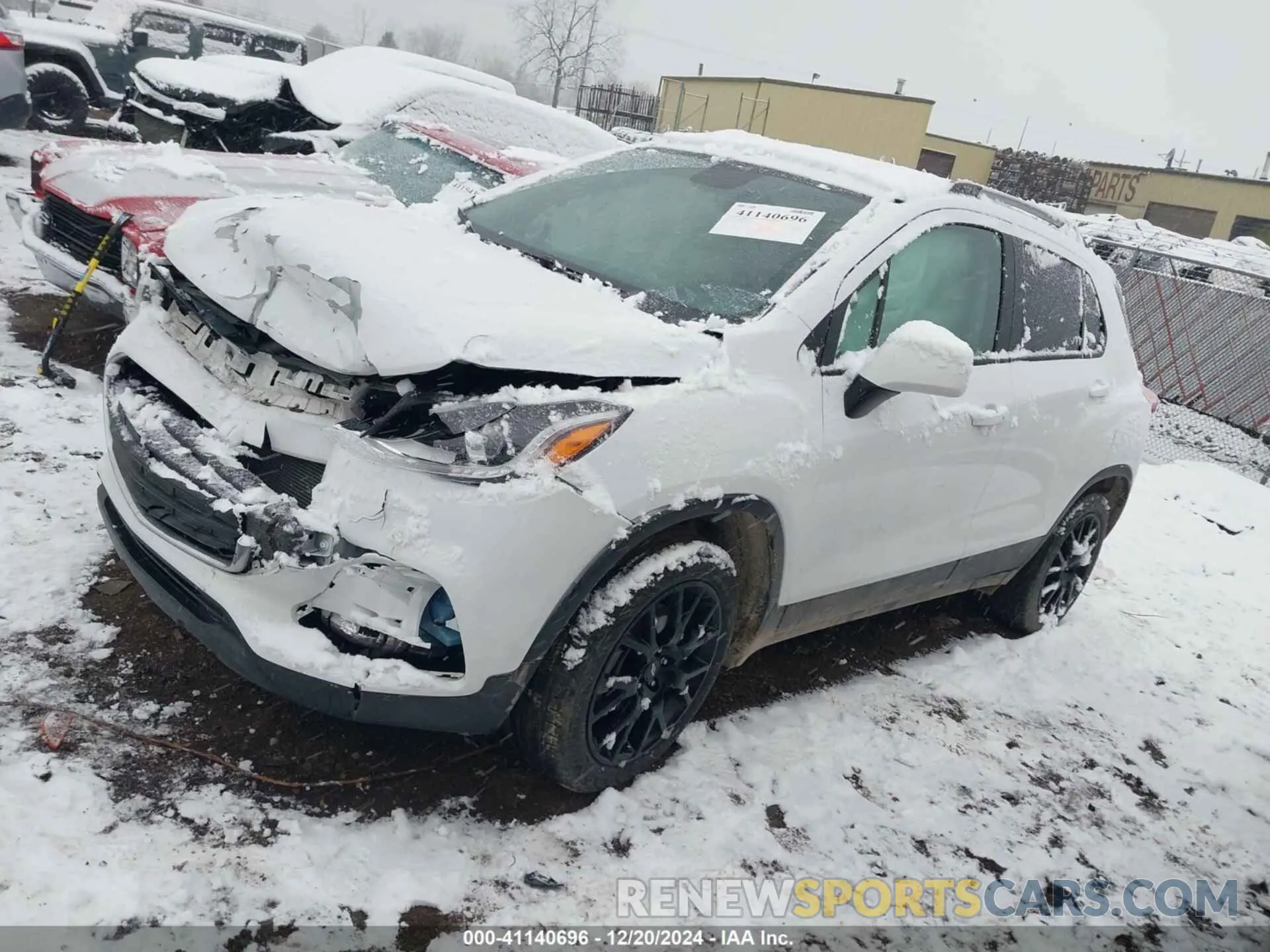 2 Photograph of a damaged car KL7CJPSM6NB536897 CHEVROLET TRAX 2022